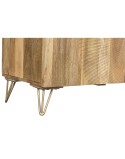Aparador Home ESPRIT Dourado Natural Metal Madeira de mangueira 160 x 45 x 75 cm