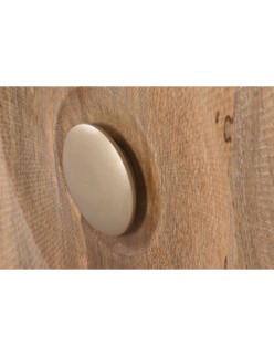 Aparador Home ESPRIT Dourado Natural Metal Madeira de mangueira 160 x 45 x 75 cm