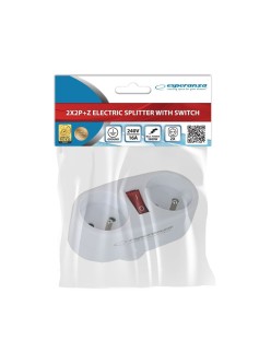 Steckdosenleiste Esperanza ELK306W 2 Stecker