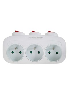 Steckdosenleiste Esperanza ELK307W 3 Stecker