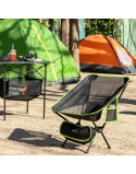 Camping Klappstuhl InnovaGoods Schwarz (Restauriert B)