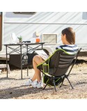 Camping Klappstuhl InnovaGoods Schwarz (Restauriert B)