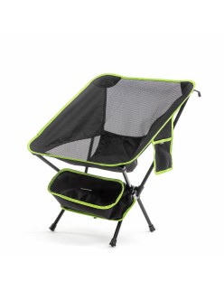 Camping Klappstuhl InnovaGoods Schwarz (Restauriert B)