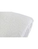 Couvre-lit DKD Home Decor Blanc Lit king size 270 x 270 x 1 cm