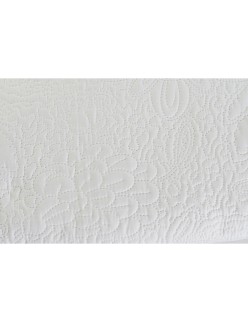 Trapunta DKD Home Decor Bianco Osimano 270 x 270 x 1 cm
