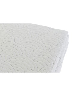 Steppdecke DKD Home Decor Weiß Einzelmatratze Doppelmatratze 180 x 260 x 1 cm