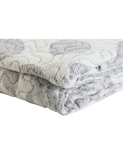 Steppdecke DKD Home Decor Beige Grau Einzelmatratze Doppelmatratze 180 x 260 x 1 cm