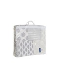 Steppdecke DKD Home Decor Beige Grau Einzelmatratze Doppelmatratze 180 x 260 x 1 cm