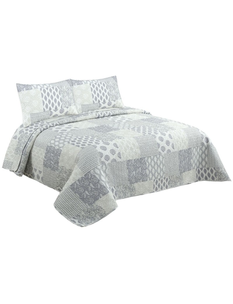 Steppdecke DKD Home Decor Beige Double size 240 x 260 x 1 cm