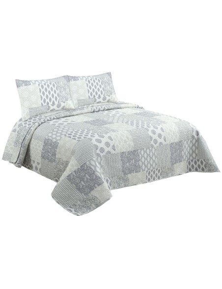 Steppdecke DKD Home Decor Beige Double size 240 x 260 x 1 cm