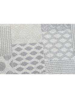 Steppdecke DKD Home Decor Beige Grau Einzelmatratze Doppelmatratze 180 x 260 x 1 cm