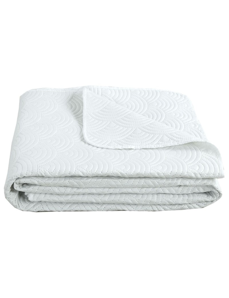 Steppdecke DKD Home Decor Weiß Double size 240 x 260 x 1 cm