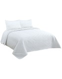 Bedspread (quilt) DKD Home Decor White Double 240 x 260 x 1 cm