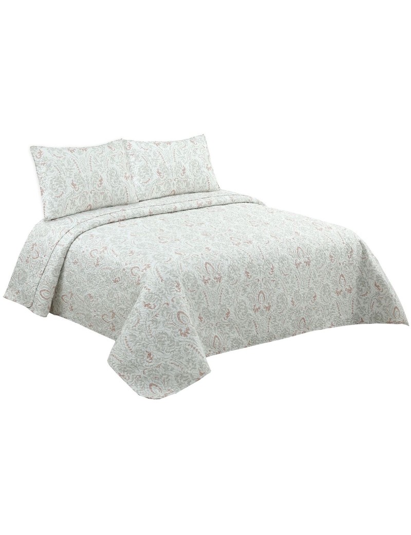 Steppdecke DKD Home Decor Weiß Double size 240 x 260 x 1 cm