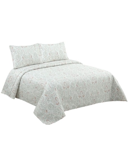 Steppdecke DKD Home Decor Weiß Double size 240 x 260 x 1 cm