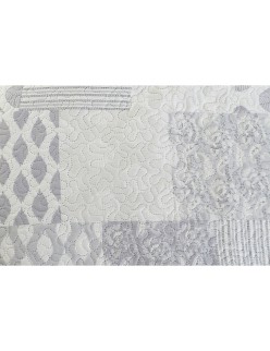 Steppdecke DKD Home Decor Beige Grau King size 270 x 270 x 1 cm