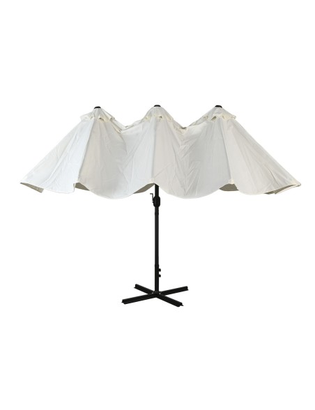 Solskærm Home ESPRIT Beige Dunkelgrau 450 x 262 x 250 cm