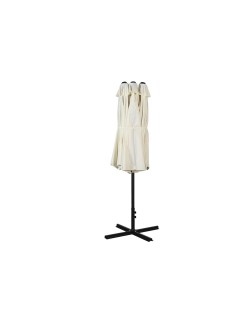 Solskærm Home ESPRIT Beige Dunkelgrau 450 x 262 x 250 cm