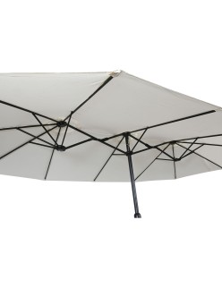 Solskærm Home ESPRIT Beige Dunkelgrau 450 x 262 x 250 cm