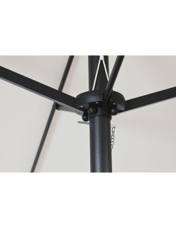 Parasol Home ESPRIT Bege Cinzento escuro 450 x 262 x 250 cm