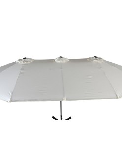 Solskærm Home ESPRIT Beige Dunkelgrau 450 x 262 x 250 cm
