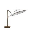 Parasol Home ESPRIT Cinzento escuro Marrom claro 290 x 350 x 280 cm