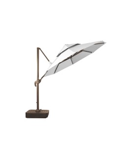 Parasol Home ESPRIT Cinzento escuro Marrom claro 290 x 350 x 280 cm