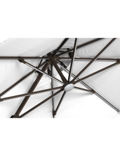 Parasol Home ESPRIT Cinzento escuro Marrom claro 290 x 350 x 280 cm