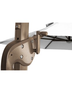 Parasol Home ESPRIT Cinzento escuro Marrom claro 290 x 350 x 280 cm