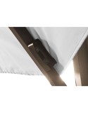Parasol Home ESPRIT Cinzento escuro Marrom claro 290 x 350 x 280 cm