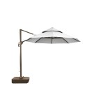 Parasol Home ESPRIT Cinzento escuro Marrom claro 290 x 350 x 280 cm