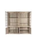 Display Stand Home ESPRIT Natural Teak Mango wood 266 x 46 x 251 cm