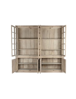 Display Stand Home ESPRIT Natural Teak Mango wood 266 x 46 x 251 cm