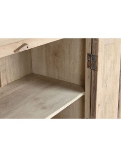 Display Stand Home ESPRIT Natural Teak Mango wood 266 x 46 x 251 cm