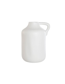 Vase Home ESPRIT Weiß Steingut Handwerks-Stil 35 x 35 x 50 cm