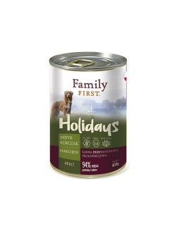 Nassfutter Family First FF-19014 Huhn Truthahn Mohrrübe 400 g