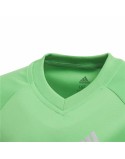 Children's Short Sleeved Football Shirt Adidas Light Green