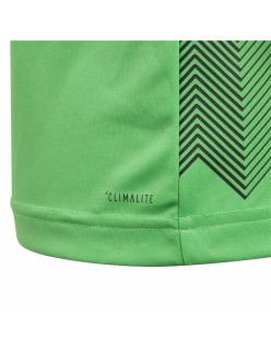 Children's Short Sleeved Football Shirt Adidas Light Green
