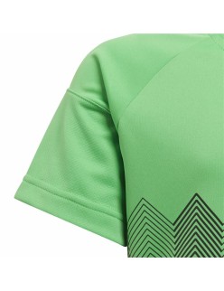 Children's Short Sleeved Football Shirt Adidas Light Green