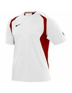 Men's Short-sleeved Football Shirt Nike Striker Game White