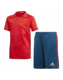 Fato de Treino Infantil Adidas Originals Azul Futebol Vermelho