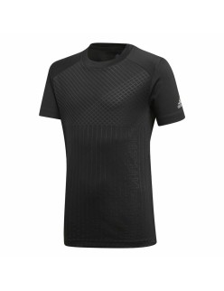 Children's Short Sleeved Football Shirt Adidas Nemeziz Black