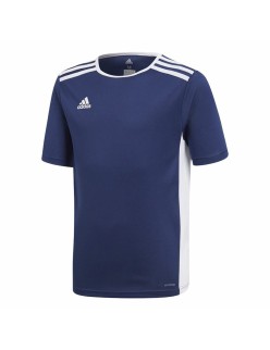 Children's Short Sleeved Football Shirt Adidas Entrada 18 Blue