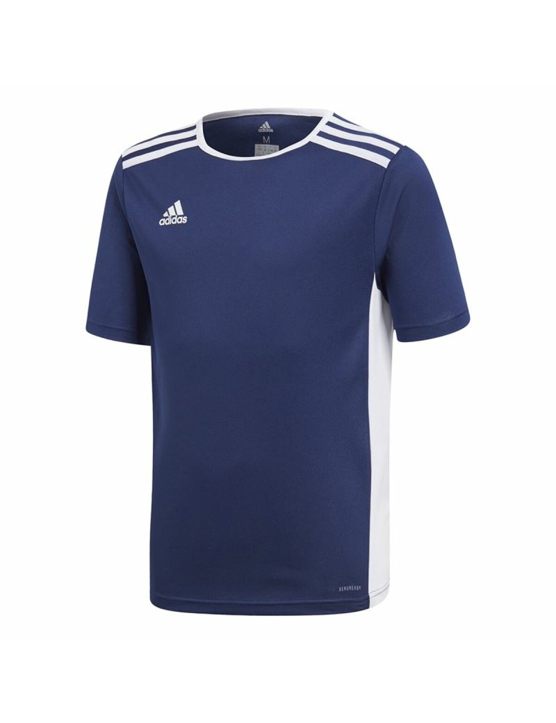 Children's Short Sleeved Football Shirt Adidas Entrada 18 Blue