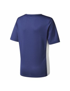 Children's Short Sleeved Football Shirt Adidas Entrada 18 Blue