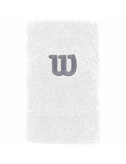 Muñequera Wilson  Extra Wide Blanco
