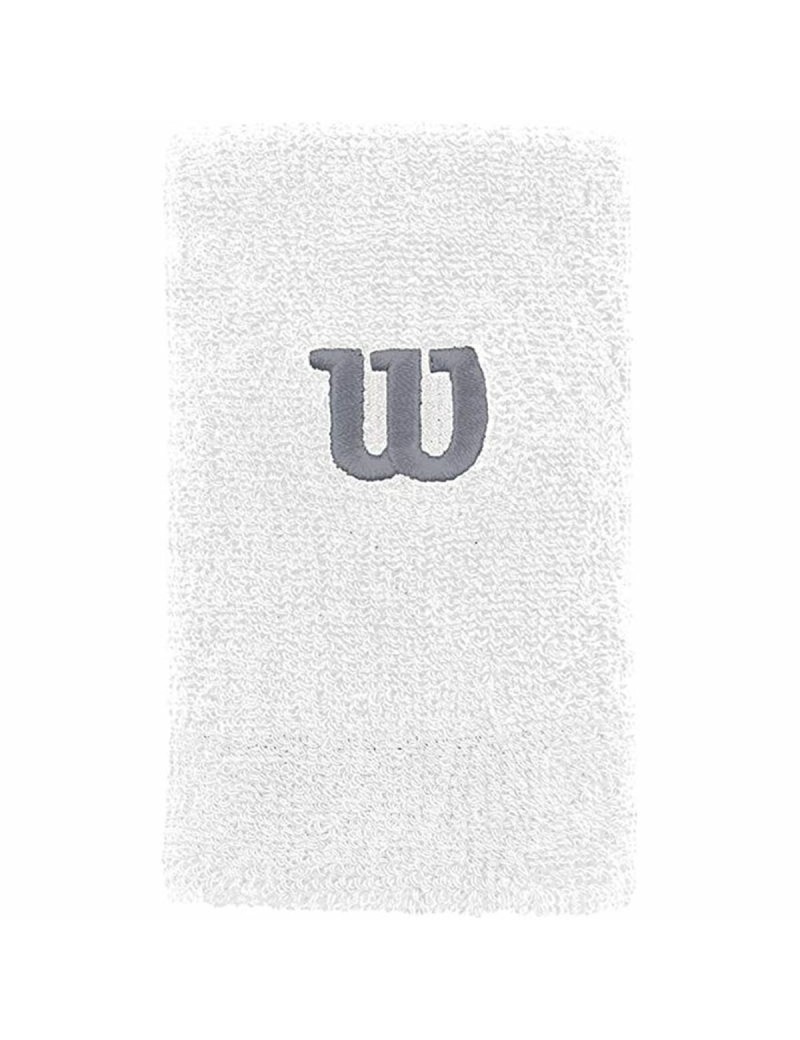Muñequera Wilson  Extra Wide Blanco