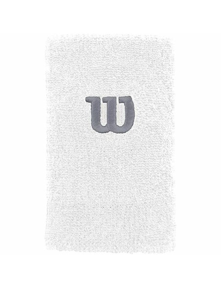 Muñequera Wilson  Extra Wide Blanco