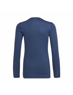 Children's Short Sleeved Football Shirt Adidas Techfit  Blue