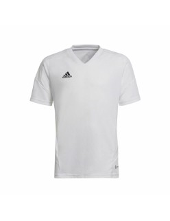 Children's Short Sleeved Football Shirt Adidas Con22 White